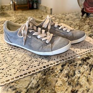 Taos Casual Women's Gray Canvas Sneakers - Neutral Everyday Style